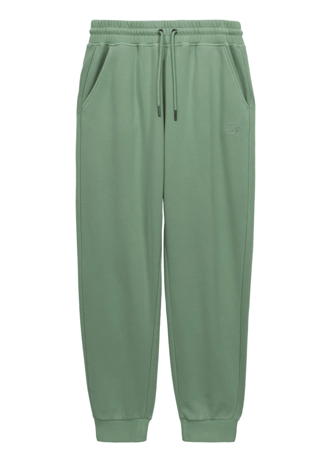 Komplet dresowy męski Pitbull Pit Bull Lancaster 2 ZIP Washed zielony