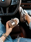 Buty sneakersy damskie Olavoga Anaty leopard