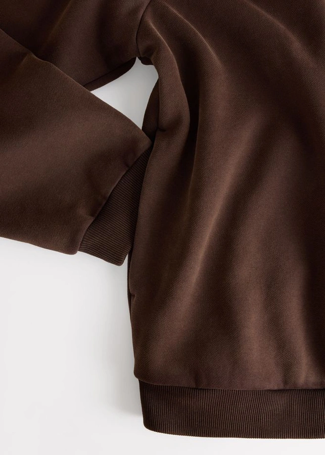Bluza męska rozpinana z kapturem Coalition CLTN Zip 526 brązowa