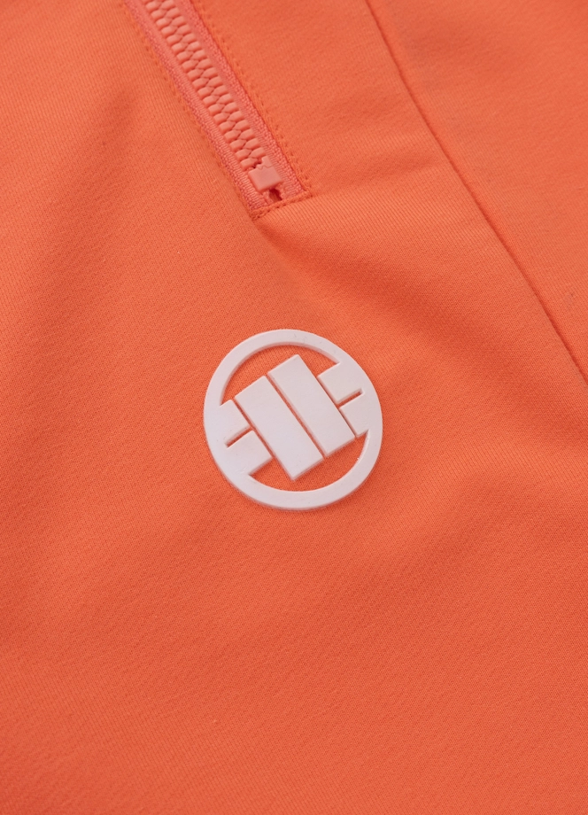 Spodenki szorty dresowe męskie Pitbull Nugget łososiowe pomarańczowe