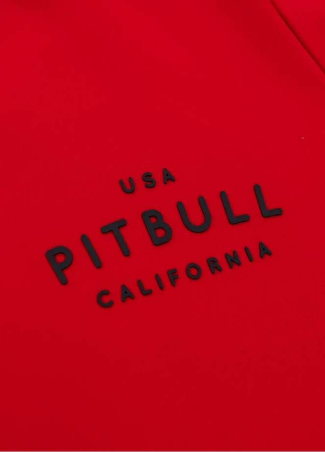 Bluza męska rozpinana Pit Bull Oldschool Nelson czerwona