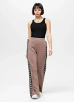 Komplet dresowy damski Pitbull Verona Wide Leg brązowy