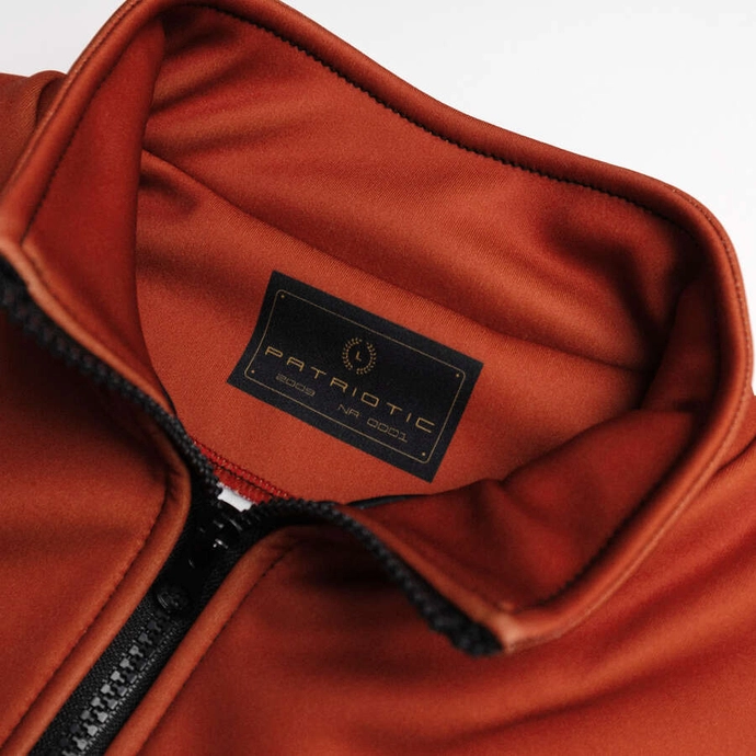 Bluza męska klasyczna Patriotic Epis Motorsport ZIP Ogień na tłoki komin czarna