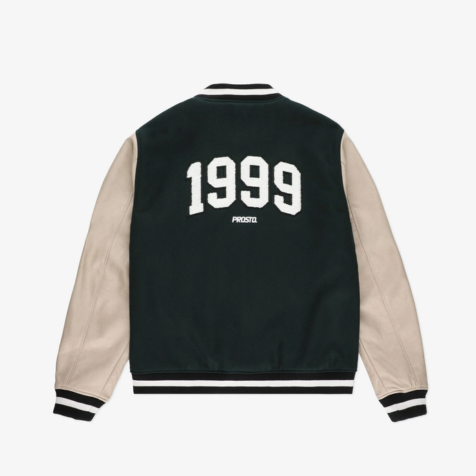 Kurtka męska przejściowa wiosenna Prosto Klasyk Jacket College Green zielona