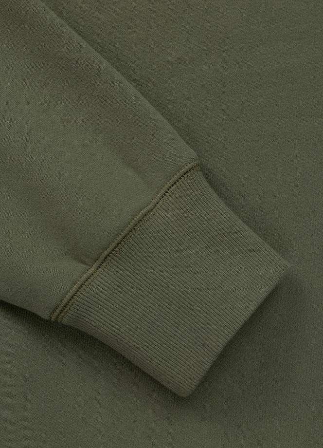 Bluza męska bez kaptura Pit Bull Small Logo 25 oliwkowa zielona