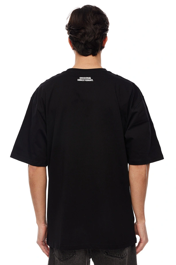 Koszulka męska t-shirt Mass Dnm Classic Fast czarna