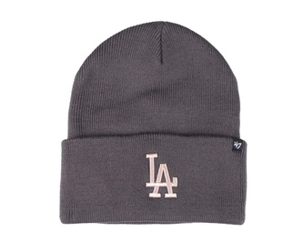 Czapka zimowa unisex 47 Brand MLB Los Angeles Dodgers ciemno szara