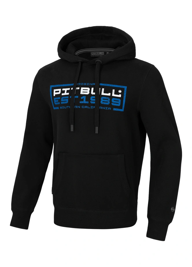 Bluza męska z kapturem Pitbull Pit Bull In Blue hooded czarna