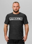 Koszulka męska T-shirt Pit Bull Performance Pro+ Casual Sport Hilltop czarna