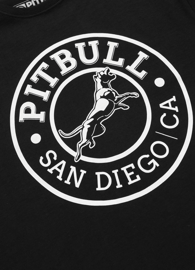 Koszulka męska T-Shirt Pit Bull Pitbull San Diego CA czarna