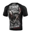 Koszulka męska rashguard Octagon PREMIUM It's gonna hurt czarna