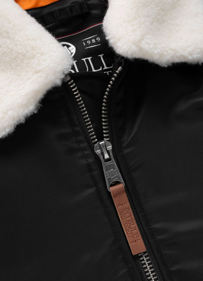 Kurtka męska Pit Bull Harwood MA1 Collar czarna