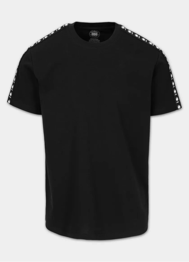 Koszulka męska T-Shirt Pit Bull Pitbull Tape Nugget czarna