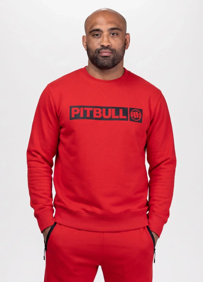 Komplet dresowy męski Pit Bull Charger czerwony