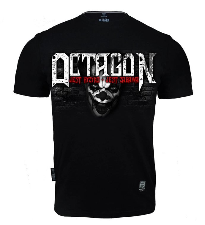 Koszulka męska T-shirt Octagon Jest Ryzyko Jest Zabawa czarna