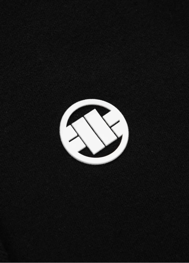 Bluza męska z kapturem Pitbull Pit Bull Small Logo 24 ZIP hooded czarna