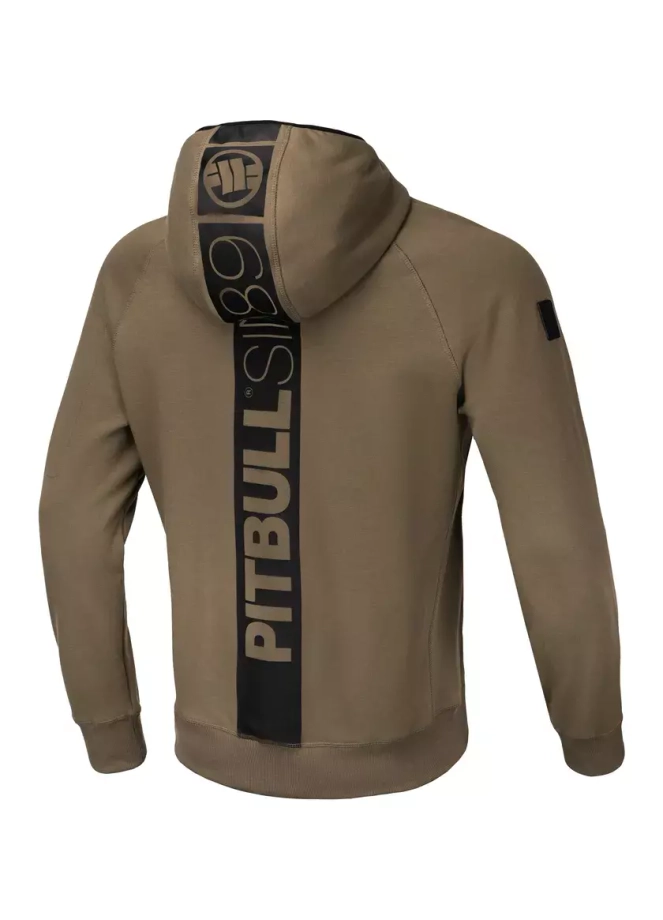 Bluza męska Pitbull Hermes Pit Bull hooded brązowa