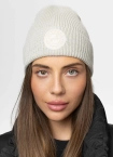 Czapka zimowa Pitbull Beanie San Diego CA złamana biel