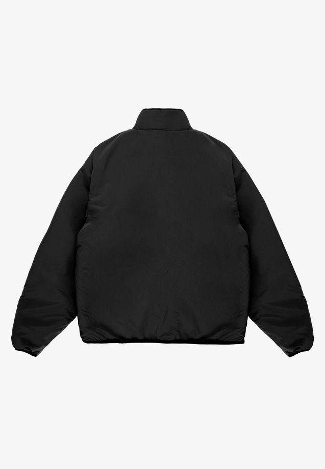 Kurtka męska dwustronna Prosto Sherpa Reverse zielona/czarna