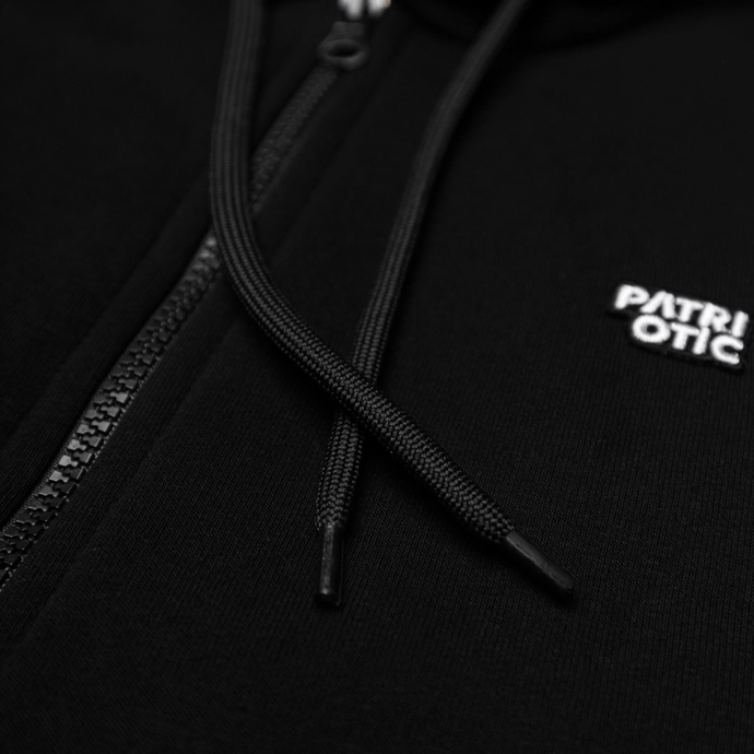 Bluza męska z kapturem Zip Patriotic CLS Mini App hooded czarna