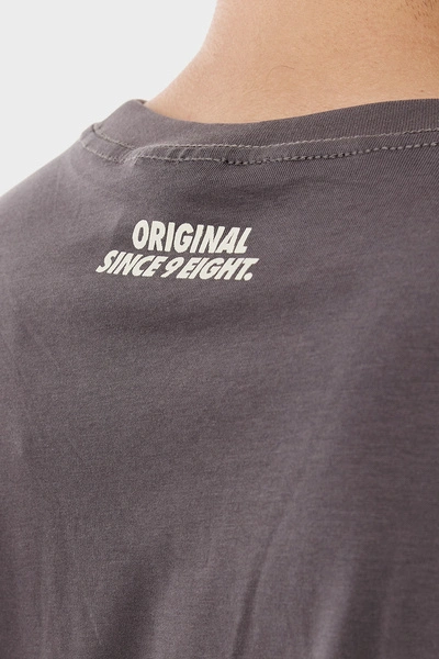 Koszulka męska t-shirt Mass Dnm Campus grafitowa
