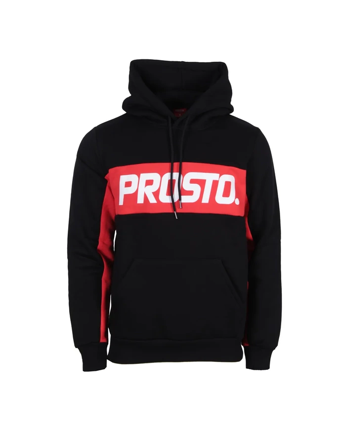 Bluza męska Prosto Klasyk Quazz hoodie czarna