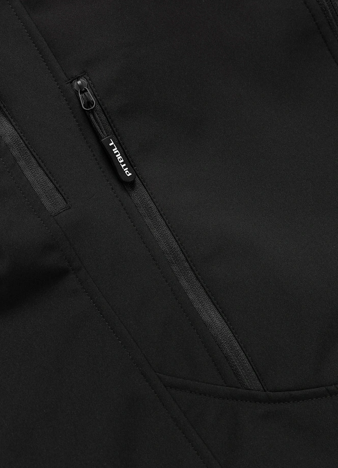 Kurtka męska przejściowa wiosenna Pit Bull Softshell Rockfish II czarna