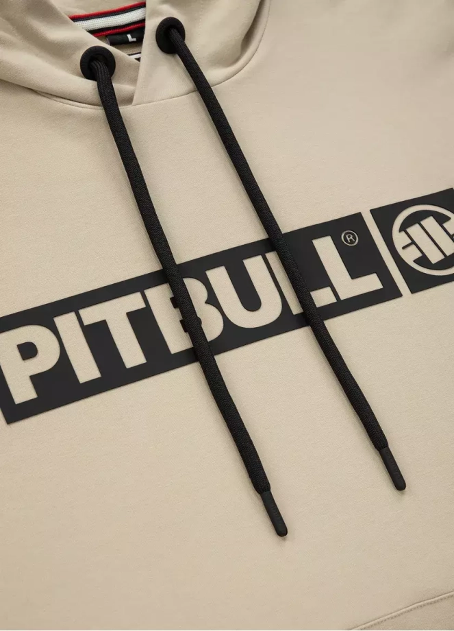 Bluza męska Pitbull Brighton 24 Pit Bull hooded beżowa