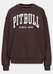 Bluza damska bez kaptura Pitbull Norton brązowa