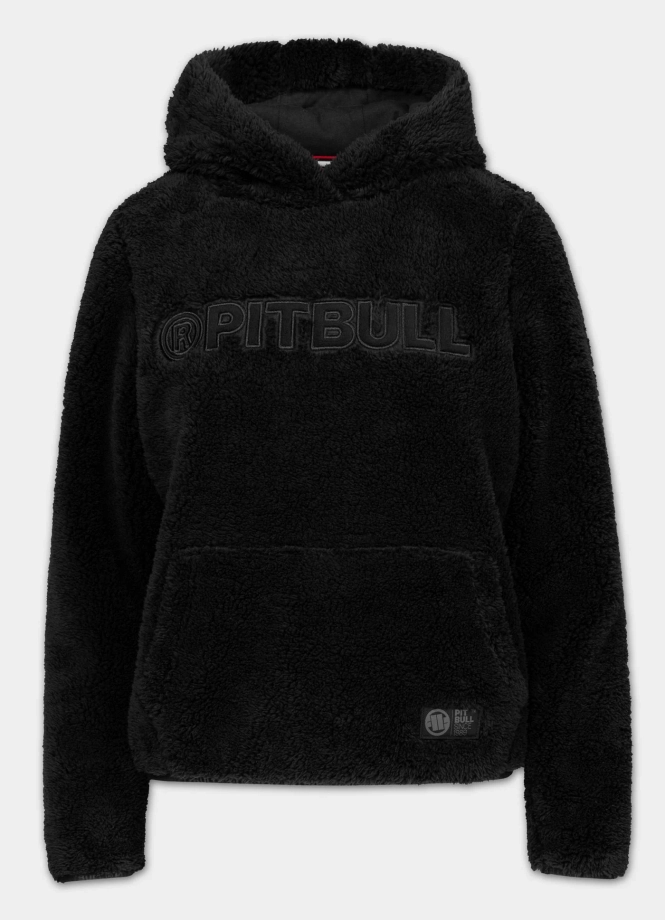 Bluza damska z kapturem Pitbull Aragona czarna