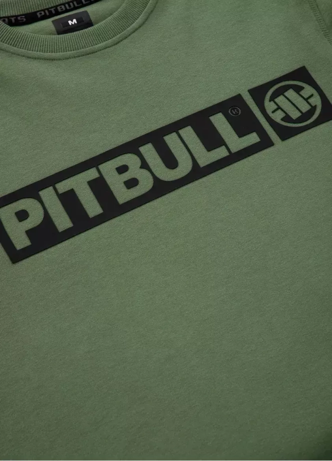 Bluza męska Pitbull Beyer Pit Bull crewneck zielona