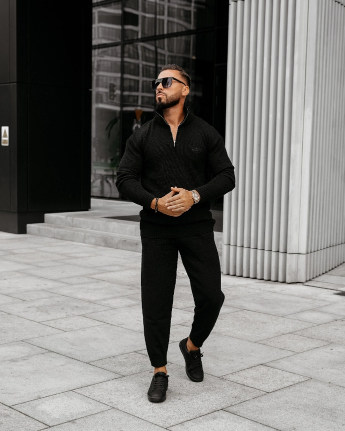 Komplet męski Olavoga Ollan czarny