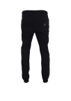 Spodnie męskie jogger Moro Sport White Red 78 Pocket 3D Effect czarne