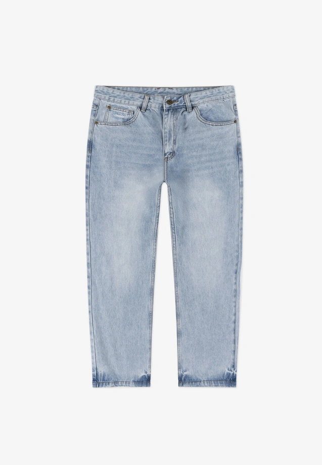 Spodnie męskie Jeans Baggy Prosto Shield niebieskie