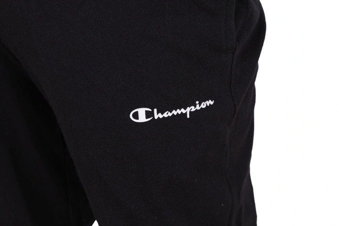 Spodnie dresowe męskie Champion Straight Small Logo czarne