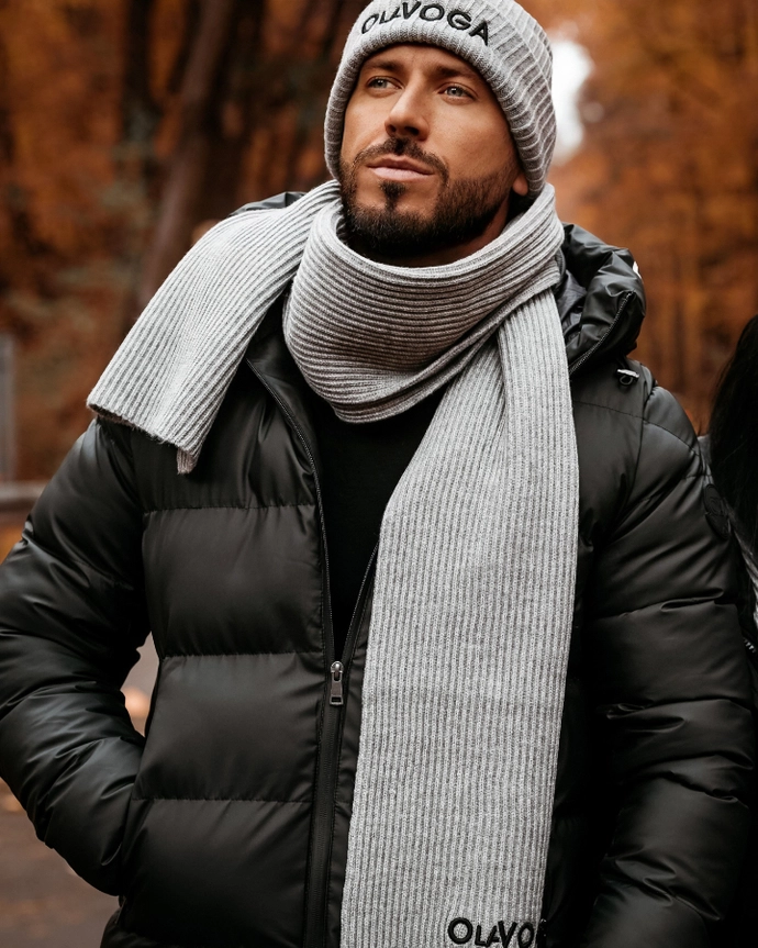 Szalik Olavoga Unisex Vivamito szary