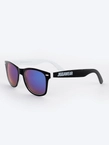 Okulary przeciwsłoneczne Jigga Wear Name Contrast Wayfarer czarno/biało/fioletowe
