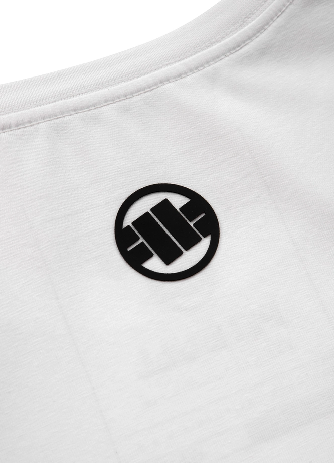 Koszulka męska T-Shirt Pit Bull Pitbull Classic Boxing 25 Slim Fit biała