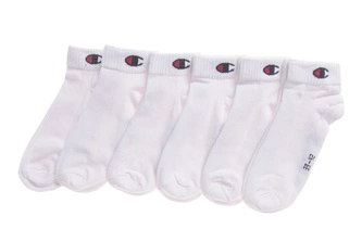 Skarpety Champion 6pk Quarter Socks białe