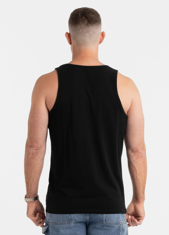 Koszulka męska tank top Pitbull Small Logo czarna