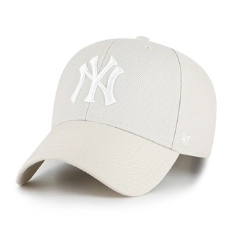 Czapka z daszkiem 47 Brand MLB haft New York Yankees Bone kremowa