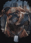 Bluza męska z kapturem Pit Bull Hero czarna