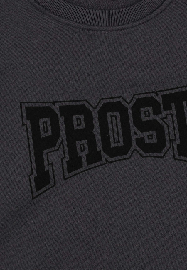 Bluza męska Prosto College crewneck czarna/grafitowa