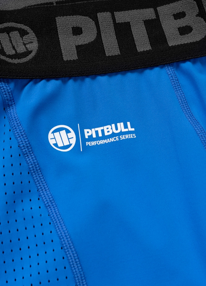 Spodenki sportowe legginsy Pit Bull Performance Pro+ Runway niebieskie