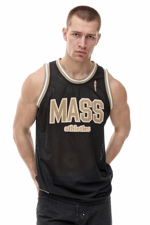 Koszulka męska Tank Top Mass Dnm Club Mesh Jersey czarna