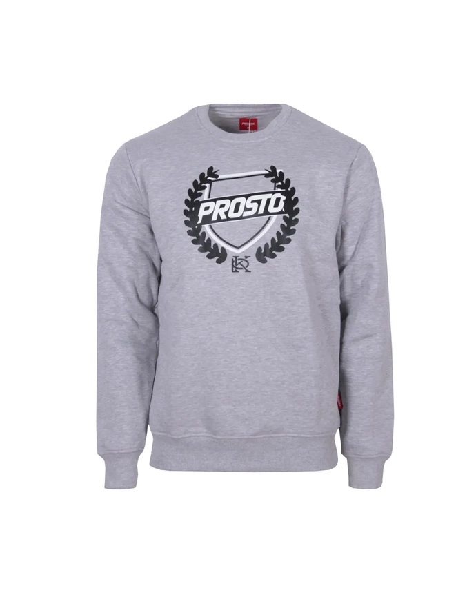 Bluza męska Prosto Klasyk Muel crewneck szara