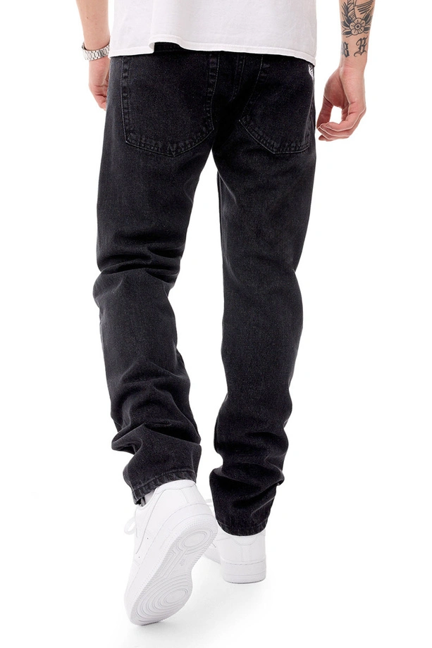 Spodnie męskie Jeans Mass Denim Signature 2.0 sprane czarne