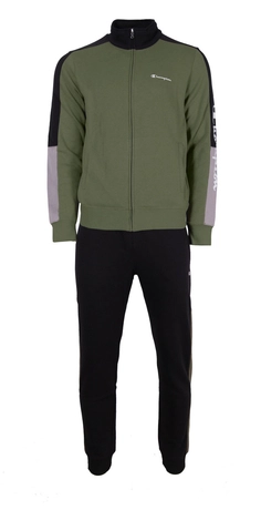 Komplet dresowy Champion Small Logo Two Tone crewneck zielony