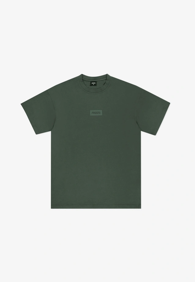 Koszulka męska t-shirt oversize Prosto Box 2.0 zielona