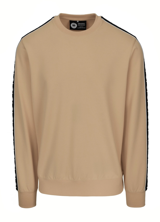 Komplet dresowy męski krótki Pitbull Pit Bull Tape Nugget beżowy